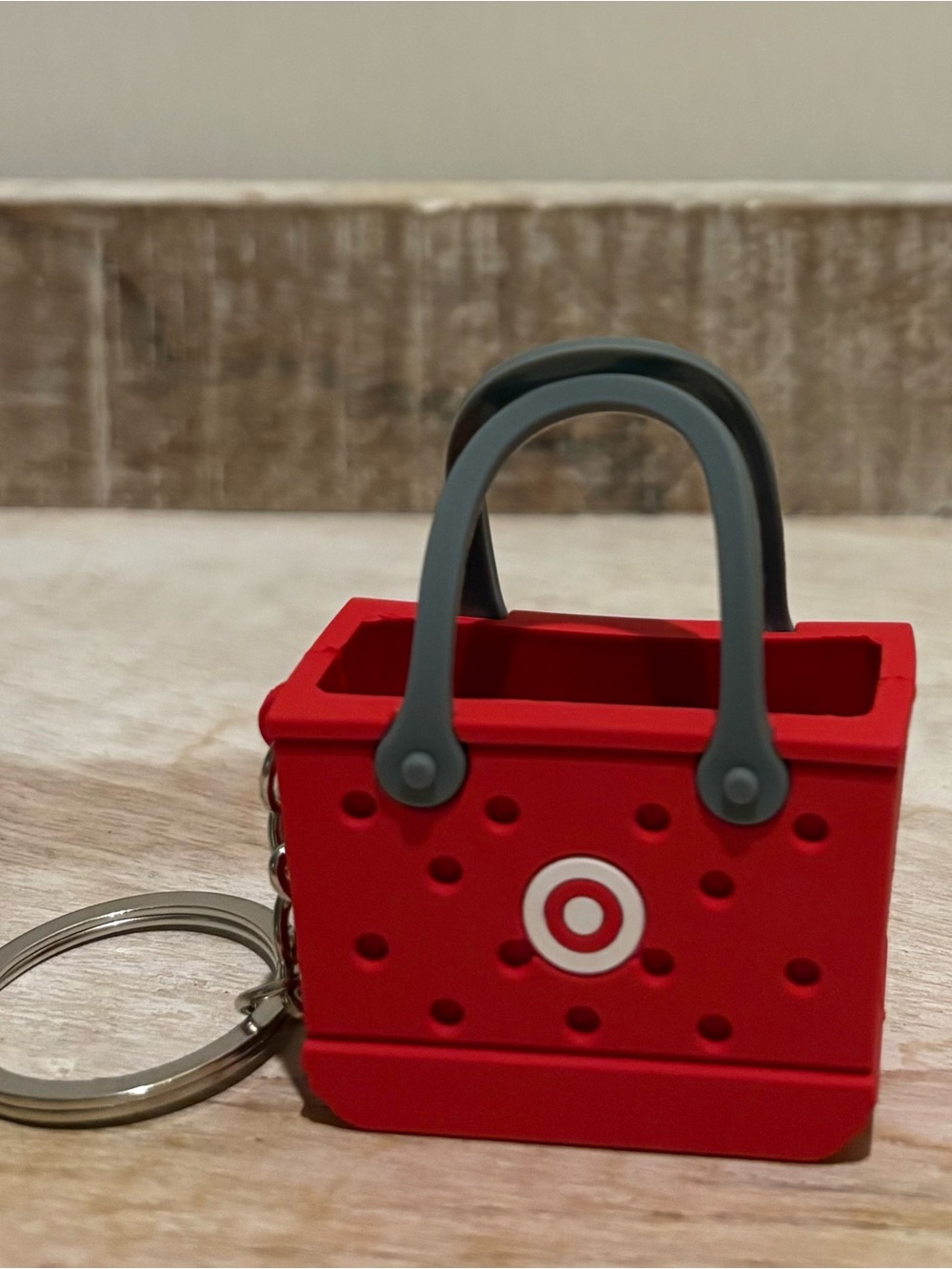 Target Red Mini Tote Keychain